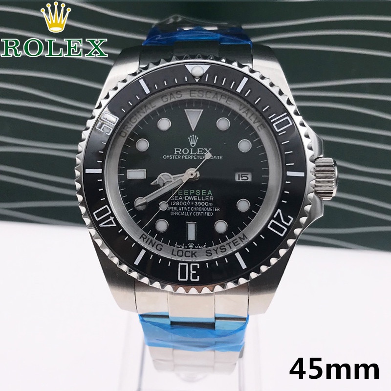 Relógio ROLEXs Submarinador Automático De 45mm Para Homens Original À ...