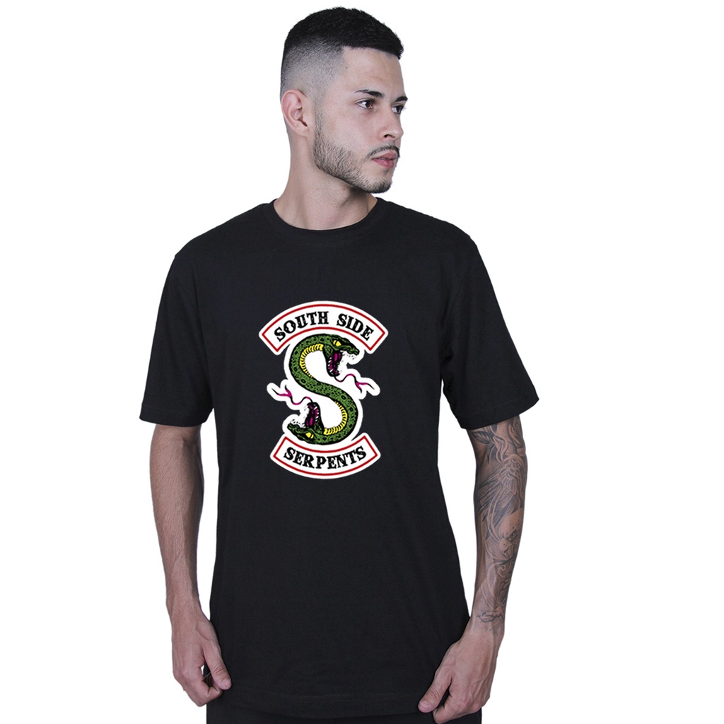 Camiseta Serie Riverdale South Side Serpents Camisa Shopee Brasil