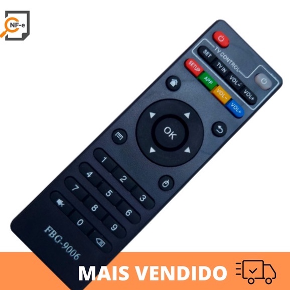 Controle Remoto Tv Box Universal 4k Mx9 Tx3 Tx9 Tx2 Mxq Pro Shopee Brasil