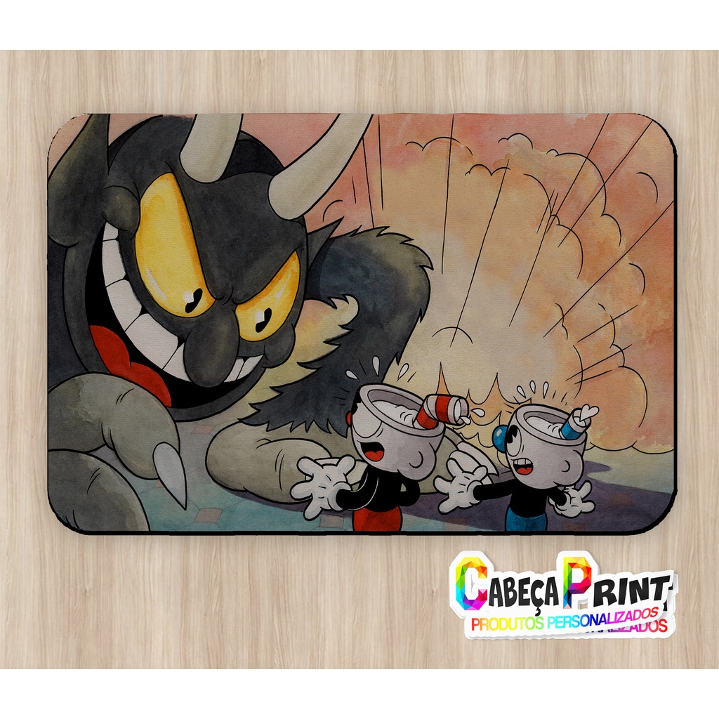 Mouse Pad 20x28 Cm Cuphead | Shopee Brasil