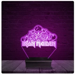 Luminária e Abajur Acrílico Led - Eddie Iron Maiden 11