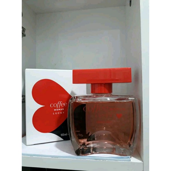 Perfume COFFE LUCKY WOMAN 100ml Boticário - Novo/Lacrado Validade