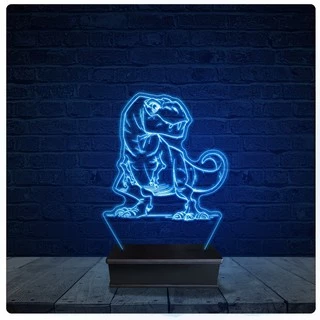 Luminária Led Acrilico Abajur - Dinossauro 05