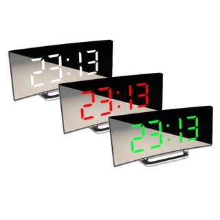 Despertador digital com tela de led para crianças função de soneca decoração de mesa quarto