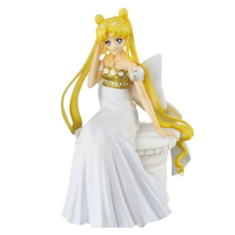 13 Centímetros Dos Desenhos Animados Anime Sailor Moon Tsukino Usagi Posição Sentado Boneca De Brinquedo Figura De Ação Decoração Do Bolo Coleção Modelo Toy Presente Para As Crianças