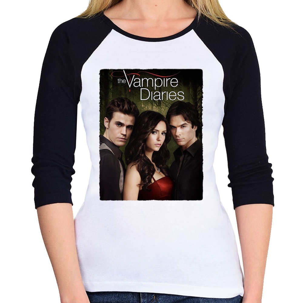 Camiseta Babylook Feminina The Vampire Diaries 8ª Temporada