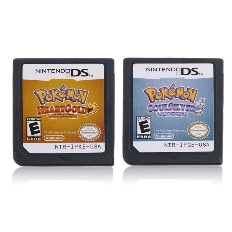 Para 3DS Ndsi Nds Nds Ponkemon Heartgold Soulsilver Game Card Versão Dos Eua