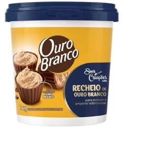 Recheio Lacta Ouro Branco 1 Kg Creme Original Profissional
