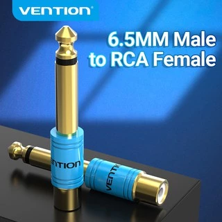 Vention 6.5 Mm Macho Para Conector Estéreo De Entrada De Áudio Fêmea RCA