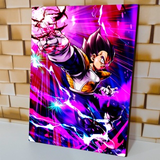 Quadro decorativo Vegeta Saiyajin Blue Dragon Ball