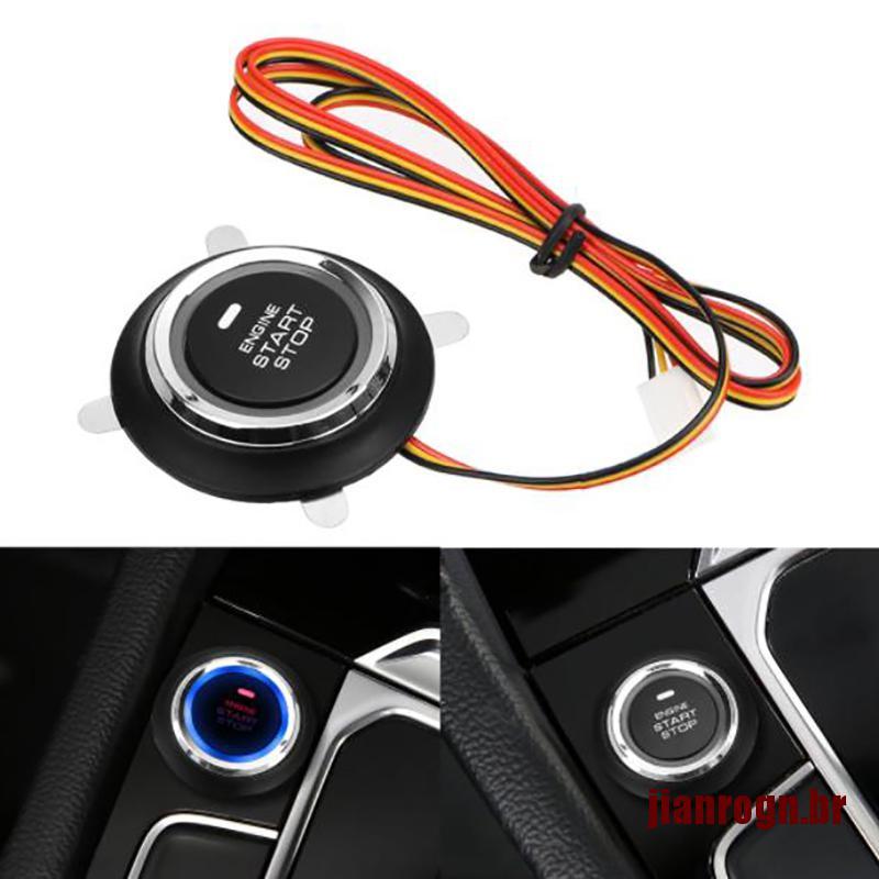 【 jianrogn 】 12V Botão De Partida Do Motor De Automóvel Ignição Parada
