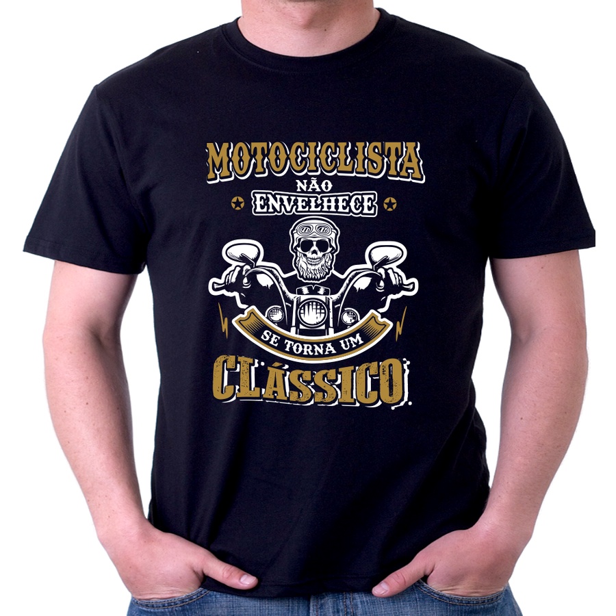 T-shirt Uomo Motociclista Bianca Con Stampa Pinup Retr&ograve; *4309X - V8-Cruzin Retro Shop