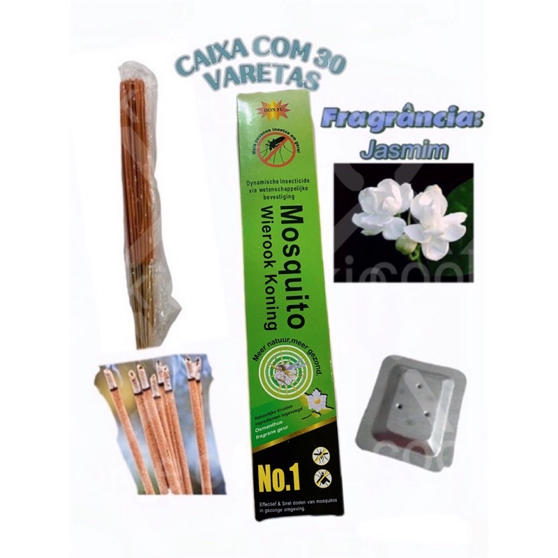 incenso muriçoca | Shopee Brasil