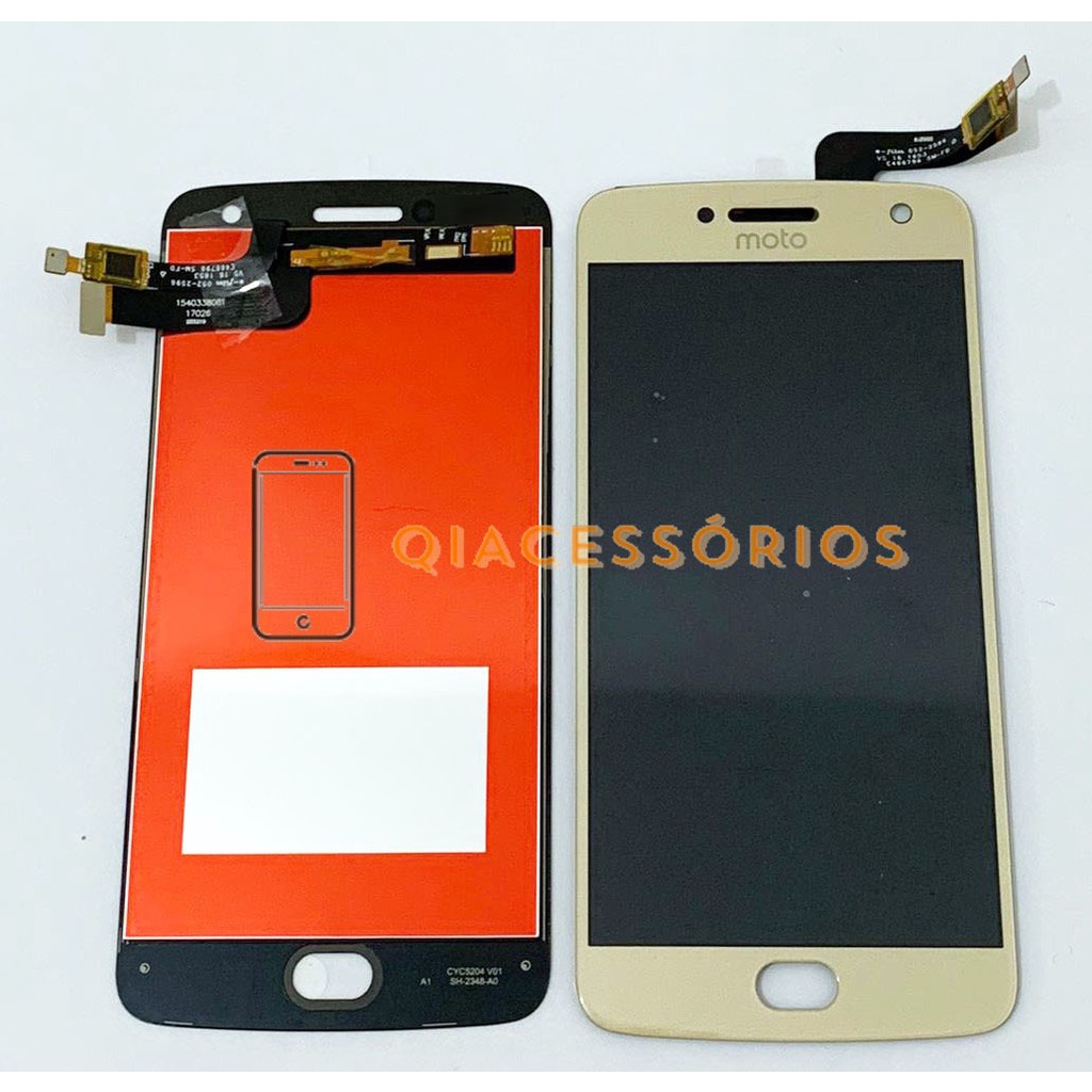 Display Tela Frontal Touch Completo Moto G5 Plus XT1683 - COMPATIVEL ...