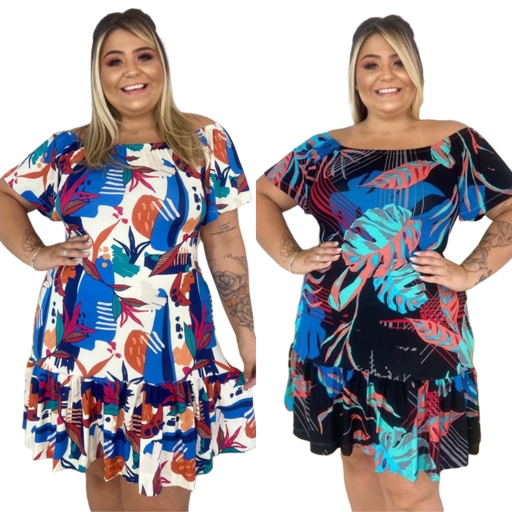 Vestidos soltinhos sale para gordinhas