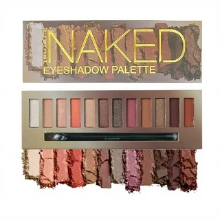 12 Cores Paleta de Sombra Mate Perolada Cor da Terra Paleta de Sombra Perolada Fácil de Colorir