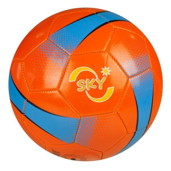 Espetacular bola Amarela de futebol em couro da Sky.