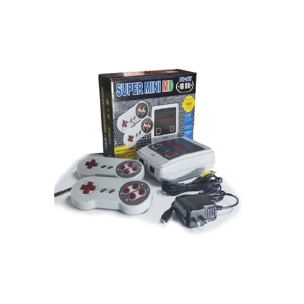 SEGA MEGA DRIVE ミニ 16-BIT Vídeo Game Retrô Mega Drive Mini 16 Bits 167 Jogos Envio Imediato