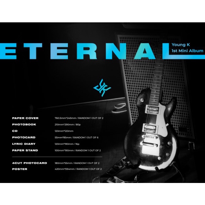 Young K(DAY6) 1st Mini Album [Eternal] | Shopee Brasil