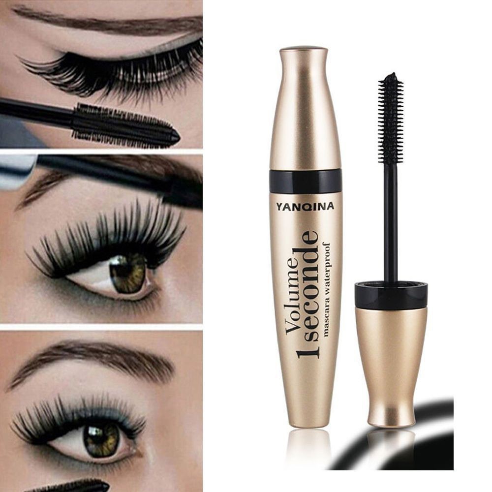 r mel 3D Fiber Mascara Long Black Lash Eyelash Extension Waterproof Eye Makeup