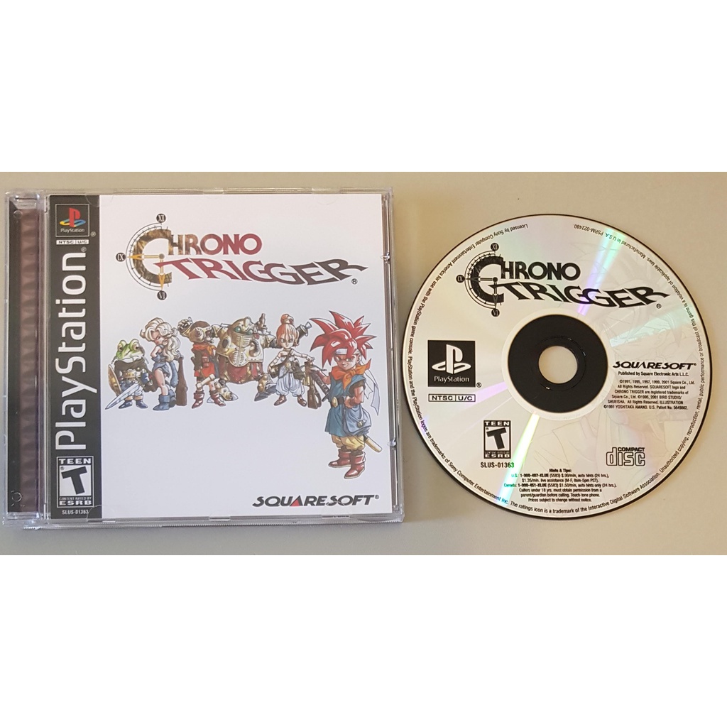 PS1 - Chrono Trigger (mídia preta) - Leia a descrição