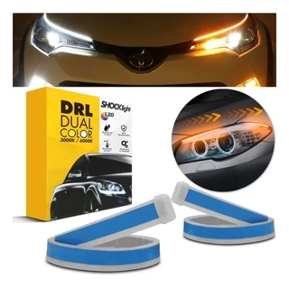 Fita De Led Drl Dual Color 30 Cm Shocklight Efeito Start Apresentação