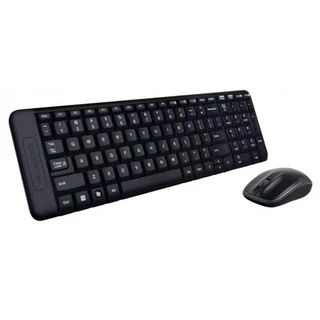 Kit Teclado e Mouse Logitech MK220 USB Wireless Preto, 920-004431 em Oferta na Shopee