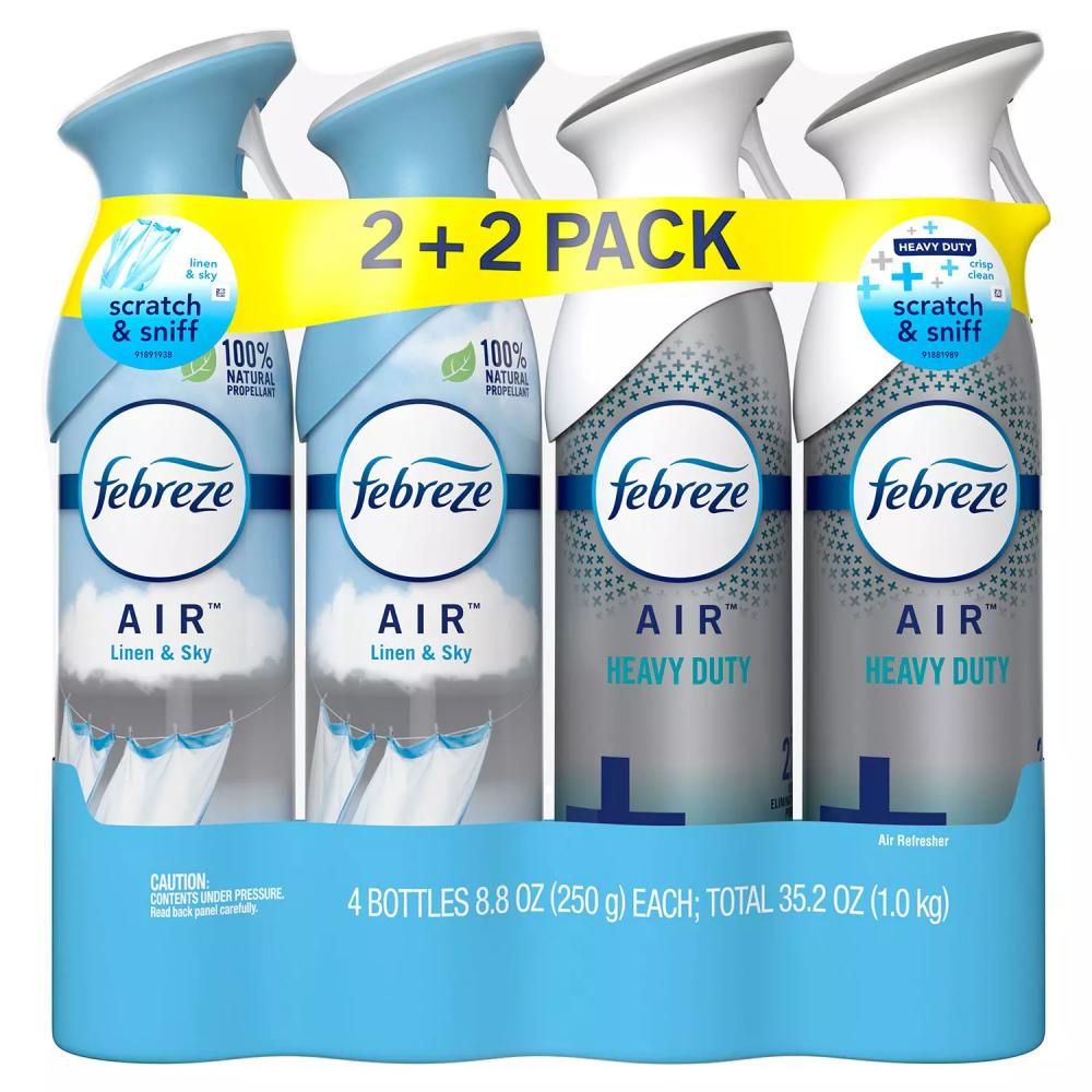 Febreze Air Freshener (4-pack, 250 g each)