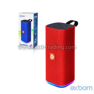 Caixa De Som Bluetooth Multimídia Exbom Cs-m33btl 10w Led Rgb Bt5.0