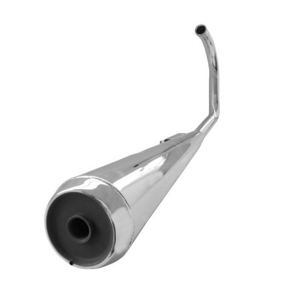 Escapamento Escape Cg 125 Bolinha 1977 1978 1979 1980 1981 1982 Ml 125 Modelo Original Fortuna