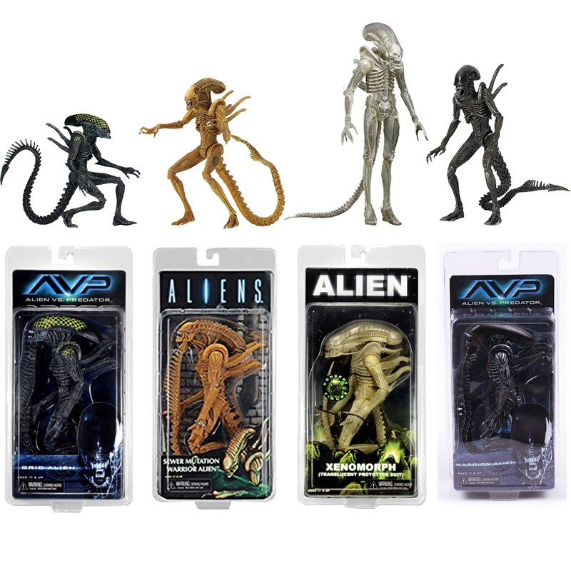 NECA Aliens Vs Predator AVP Series Grid Alien Xenomorph
