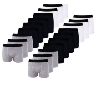 Kit Com 5 Cuecas Boxer Cores Sortidas 95% em Algodao 5% Elastano