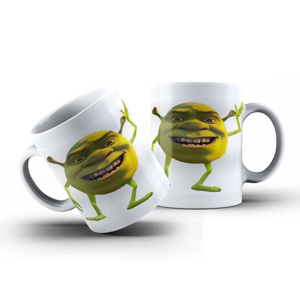 shrek and mike wazowski meme | Sticker