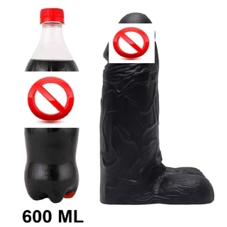 Pênis Macio Grande Grosso Com Escroto 24,2 X 7,5cm - SEXY FANTASY PRETO