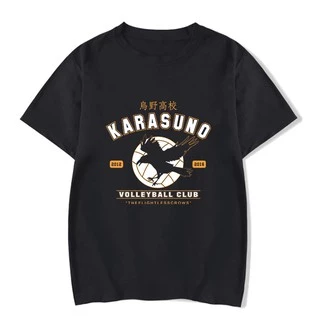 Camiseta Unissex Algodão Anime Haikyū!! Haikyuu!! Volêi Mangá Karasuno
