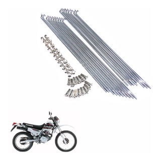 KIT DE RAIO CROMADO MOTO CROSSER 150 FREIO A TAMBOR TRASEIRO 4MM