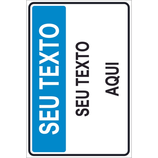 Placa Sinalização Aviso Cuidado Atenção Personal.3