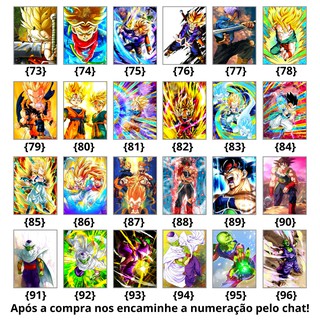 Quadro Anime Desenho Dragon Ball Goku Vegeta TT15 - Vital Quadros