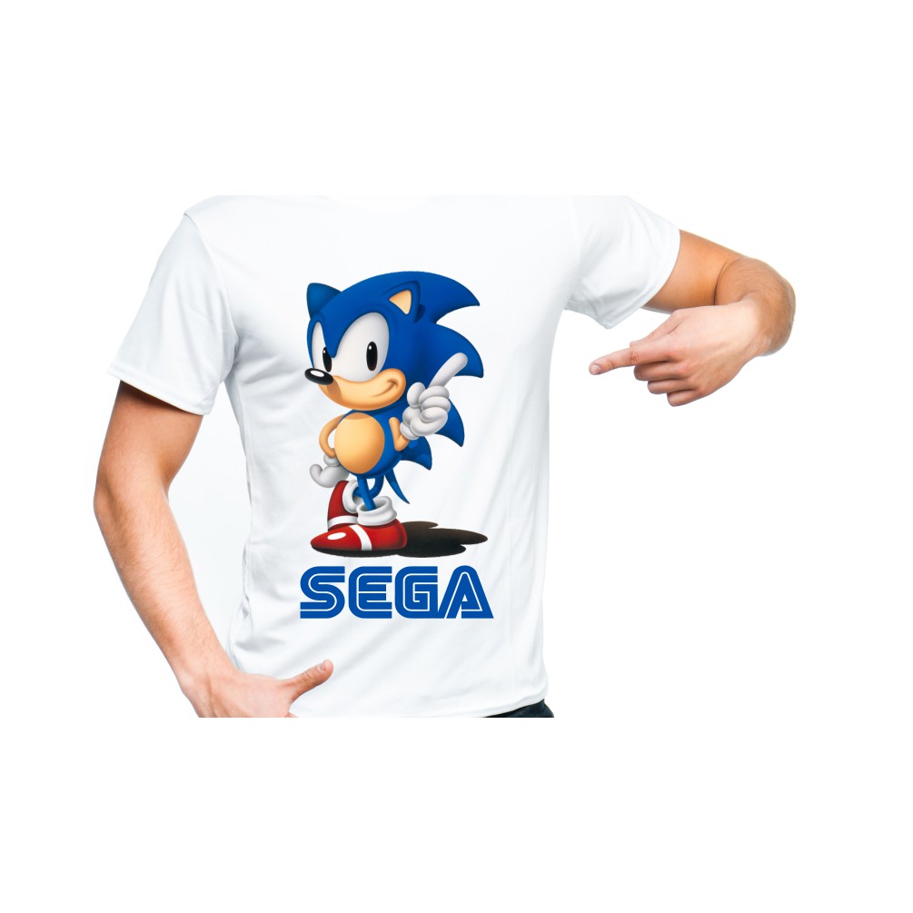 Camiseta Vídeo Game Camisa Jogo Antigo Sega Cd Sonic F27