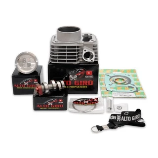 Kit 4mm Alto Giro + Comando Preparado Fan 125 2009 Em Diante