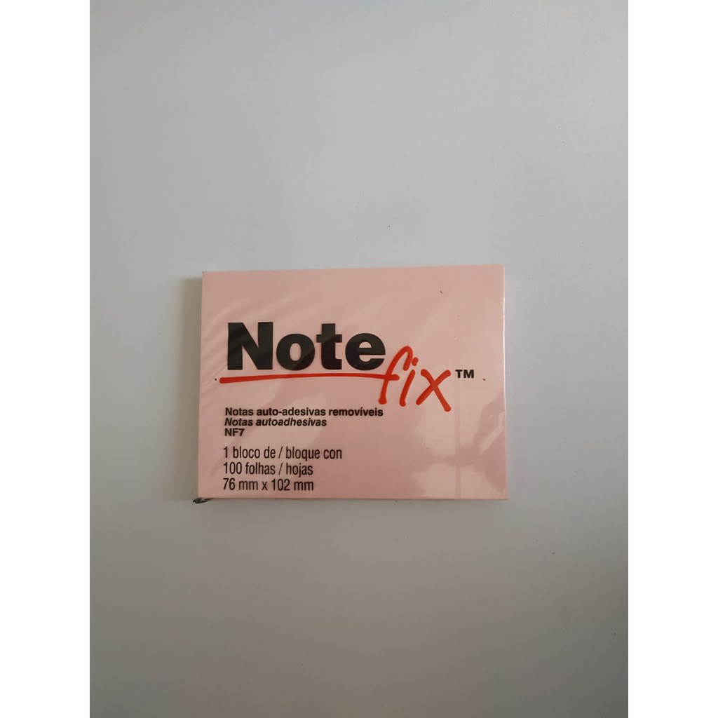 Notas Auto-Adesivas Note Fix 1 Bloco com 100 folhas | Shopee Brasil