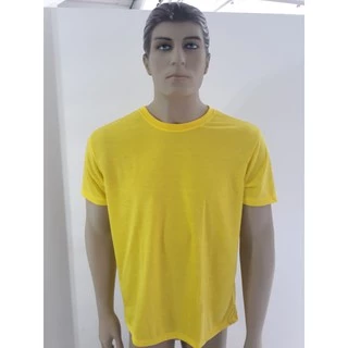 Camiseta Amarela 100% Poliéster direto de fabrica com envio imediato