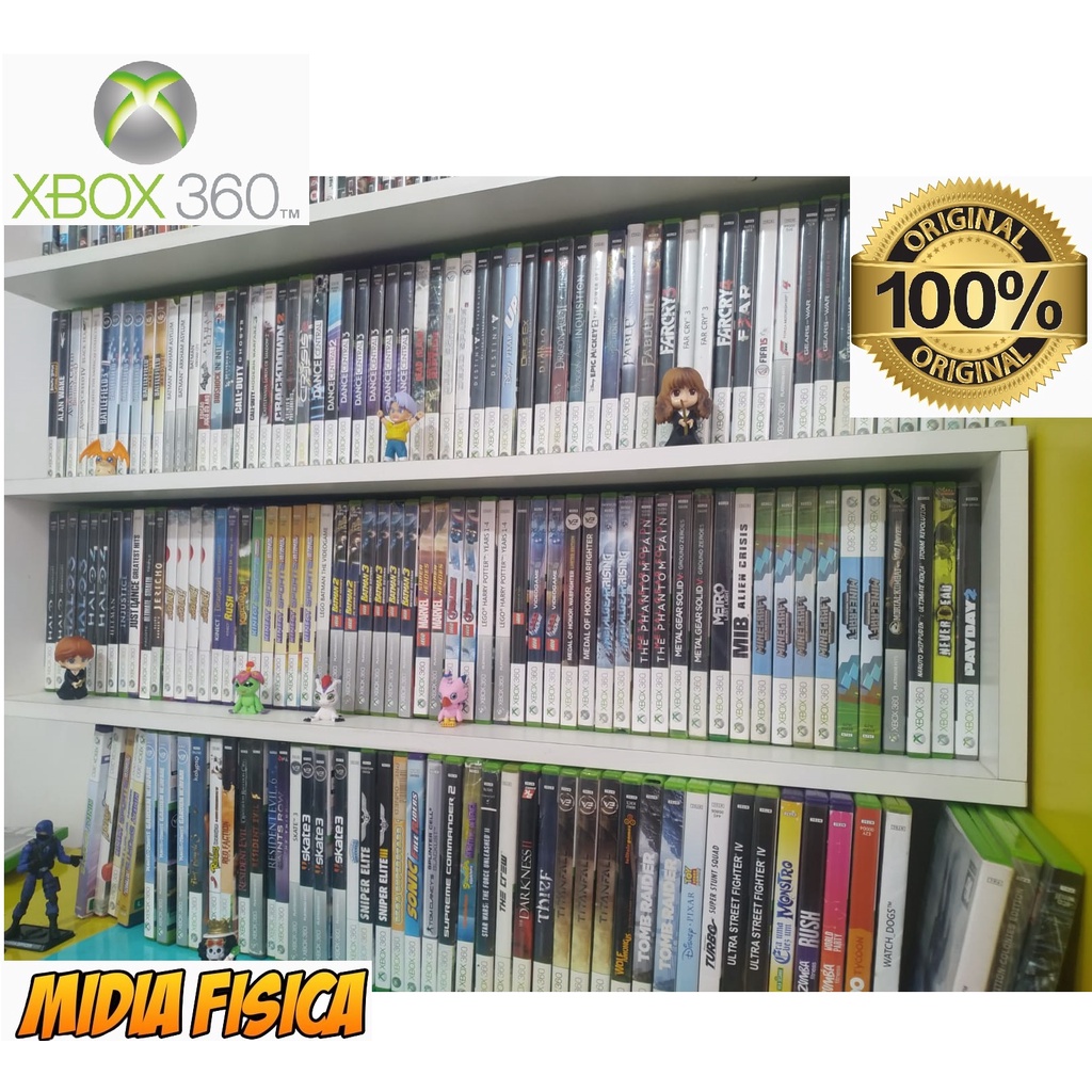 Jogos Xbox 360 - Originais - Para Videogames Bloqueados e/ou Desbloqueados
