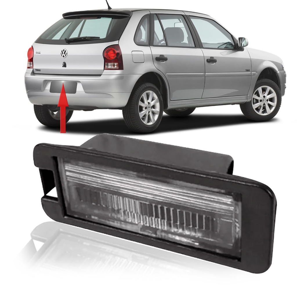 LANTERNA DA PLACA GOL/ PARATI/ SAVEIRO GIV 06/13 GOL G3 e G4 FOX 03/09 ...