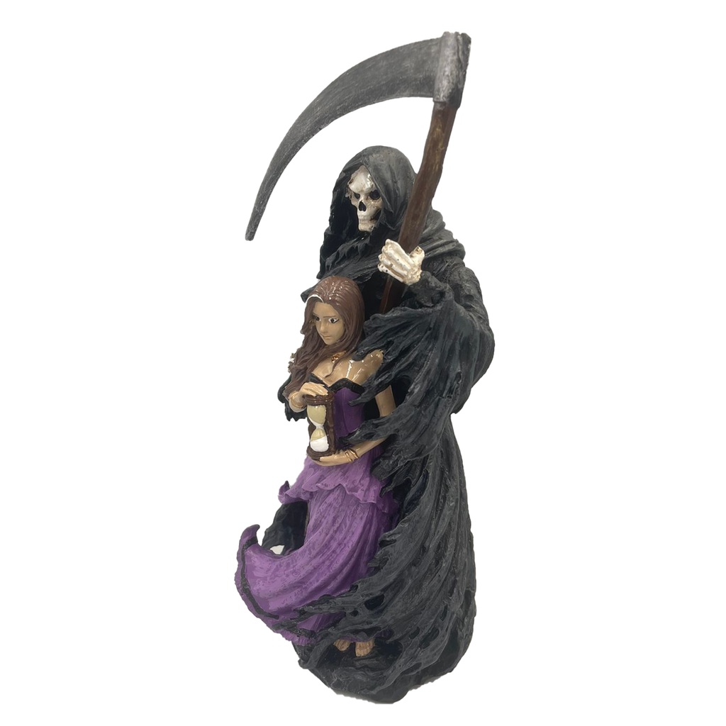Anjo Da Morte Ceifeiro Wiccaa Estatua Em Resina 28cm | Shopee Brasil