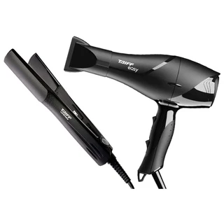 Kit Taiff Secador Easy 1700W e Prancha Taiff Cerâmica 180ºC
