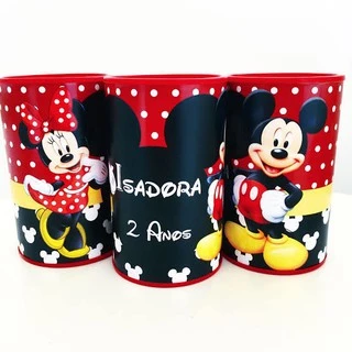 30 Cofrinhos Personalizados Minnie - Temos Outros Temas em Oferta na Shopee