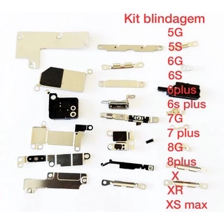 Blindagem Modelos Variados Iphone (5G, 5S, 6G, 6S, 6 Plus, 6S Plus, 7G, 7 Plus, 8G, 8 Plus, X, Xr, Xs Max) #Oferta