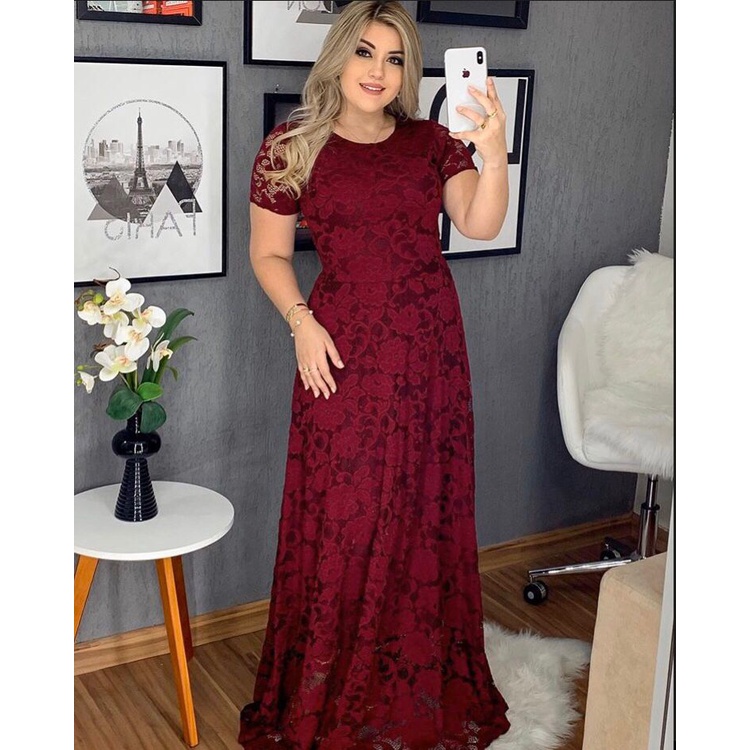 Vestido para madrinha de casamento hot sale moda evangélica