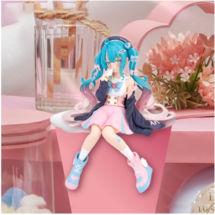 Hatsune Miku Novo Figure Vocaloid Love Sailor Modelo 15cm Figura Natal Para Crianças
